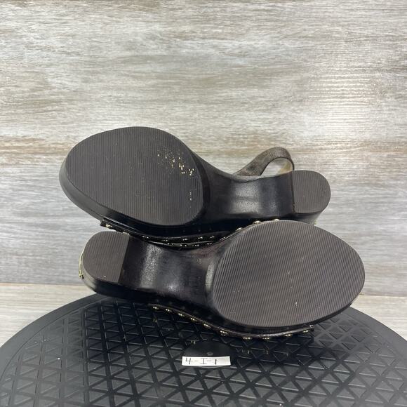 MICHAEL Michael Kors Women's Studied wooden Wedges Size 9 M - Picture 9 of 9